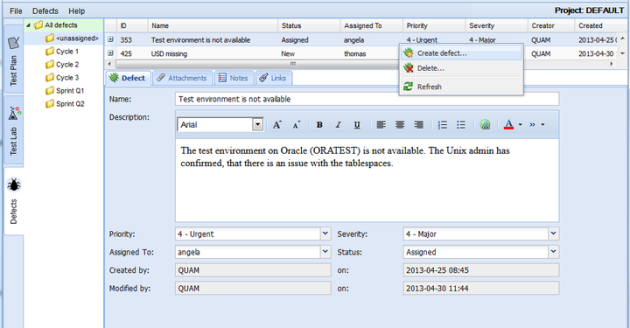 User interface User interface
